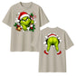 Double sided cheeky graphic Christmas Oversized T-Shirt