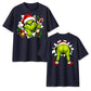 Double sided cheeky graphic Christmas Oversized T-Shirt