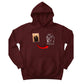 Custom Photo Outline Sketch Embroidery Hoodie - EWB102
