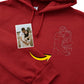 Love, Unspoken Personalised Outline Couple Image Sketch Embroidered Hoodie - EWB102