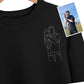 Love, Unspoken Personalised Outline Couple Image Sketch Embroidered SweatShirt - EWB102