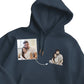 Wrapped in Love Outline Sketch Embroidery Hoodie - EWB105