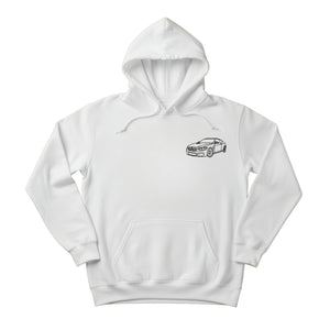 Custom Photo Outline Sketch Embroidery Hoodie - EWB108