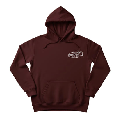 Valentine Your Sketch Embroidery Hoodie - EWB108