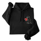 Heart Sketch Embroidery Hoodie - EWB111