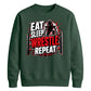 Eat Sleep Wrestle Repeat Wrestling Unisex Sweatshirt