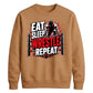 Eat Sleep Wrestle Repeat Wrestling Unisex Sweatshirt