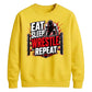 Eat Sleep Wrestle Repeat Wrestling Unisex Sweatshirt