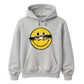 Edgy Ripped Smiley Face Anime Eyes Graphic Unisex Hoodie