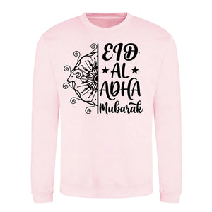 Eid Al-Adha Mubarak Mandala Printed Unisex Sweatshirt