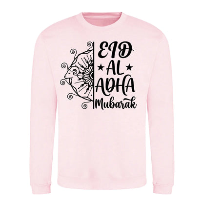 Eid Al-Adha Mubarak Mandala Printed Unisex Sweatshirt