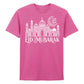 Eid Mubarak Floral Moon & Mosque Printed Unisex T-Shirt