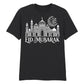 Eid Mubarak Floral Moon & Mosque Printed Unisex T-Shirt