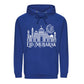 Eid Mubarak Floral Moon & Mosque Printed Unisex Hoodie - Eid Mubarak Printed Hoodie — Eid ul Adha Gift UK 2026