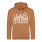 Eid Mubarak Floral Moon & Mosque Printed Unisex Hoodie - Eid Mubarak Printed Hoodie — Eid ul Adha Gift UK 2026