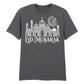 Eid Mubarak Floral Moon & Mosque Printed Unisex T-Shirt