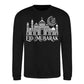 Eid Mubarak Floral Moon & Mosque Printed Unisex Sweatshirt