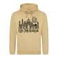 Eid Mubarak Floral Moon & Mosque Printed Unisex Hoodie - Eid Mubarak Printed Hoodie — Eid ul Adha Gift UK 2026