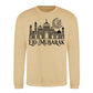 Eid Mubarak Floral Moon & Mosque Printed Unisex Sweatshirt