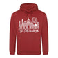 Eid Mubarak Floral Moon & Mosque Printed Unisex Hoodie - Eid Mubarak Printed Hoodie — Eid ul Adha Gift UK 2026