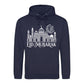 Eid Mubarak Floral Moon & Mosque Printed Unisex Hoodie - Eid Mubarak Printed Hoodie — Eid ul Adha Gift UK 2026