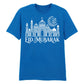 Eid Mubarak Floral Moon & Mosque Printed Unisex T-Shirt