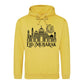 Eid Mubarak Floral Moon & Mosque Printed Unisex Hoodie - Eid Mubarak Printed Hoodie — Eid ul Adha Gift UK 2026