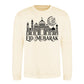 Eid Mubarak Floral Moon & Mosque Printed Unisex Sweatshirt
