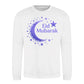 Eid Mubarak Gold Moon & Stars Printed Unisex Sweatshirt