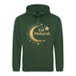 Eid Mubarak Gold Moon & Stars Printed Unisex Hoodie - Eid ul Adha hoodie UK