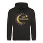 Eid Mubarak Gold Moon & Stars Printed Unisex Hoodie - Eid ul Adha hoodie UK