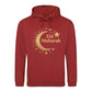 Eid Mubarak Gold Moon & Stars Printed Unisex Hoodie - Eid ul Adha hoodie UK