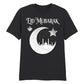 Eid Mubarak Islamic Crescent Mosque Printed Unisex T-Shirt