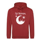 Eid Mubarak Islamic Crescent Mosque Printed Unisex Hoodie