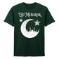 Eid Mubarak Islamic Crescent Mosque Printed Unisex T-Shirt