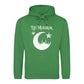 Eid Mubarak Islamic Crescent Mosque Printed Unisex Hoodie