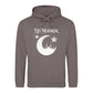 Eid Mubarak Islamic Crescent Mosque Printed Unisex Hoodie