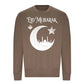 Eid Mubarak Islamic Crescent Mosque Unisex Sweatshirt