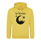 Eid Mubarak Islamic Crescent Mosque Printed Unisex Hoodie
