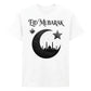 Eid Mubarak Islamic Crescent Mosque Printed Unisex T-Shirt