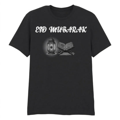 Eid Mubarak Lantern & Holy Quran Printed Unisex T-Shirt