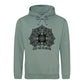 Eid Mubarak Mandala Graphic Printed Unisex Hoodie