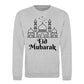Eid Mubarak Mosque & Stars Printed Unisex Sweatshirt