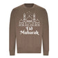 Eid Mubarak Mosque & Stars Printed Unisex Sweatshirt