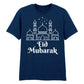 Eid Mubarak Mosque & Stars Printed Unisex T-Shirt