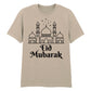 Eid Mubarak Mosque & Stars Printed Unisex T-Shirt