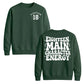 18th Birthday Unisex Sweatshirt Eighteen Main Character Energy