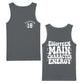 18th Birthday Tank Top Men Eighteen Main Character Energy