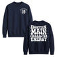 18th Birthday Unisex Sweatshirt Eighteen Main Character Energy