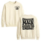 18th Birthday Unisex Sweatshirt Eighteen Main Character Energy